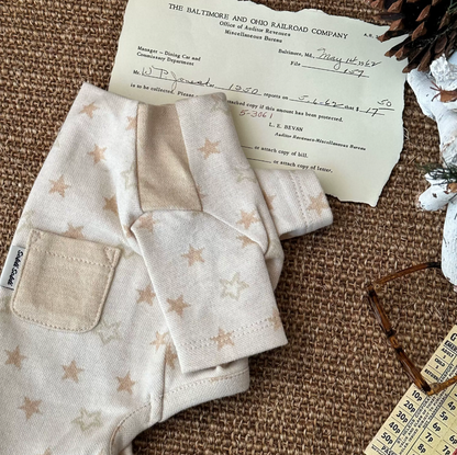Star Jacquard Cotton Pet Romper for Dogs