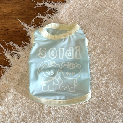 Glow-in-the-Dark Cooling Pet Shirt for Dogs & Cats
